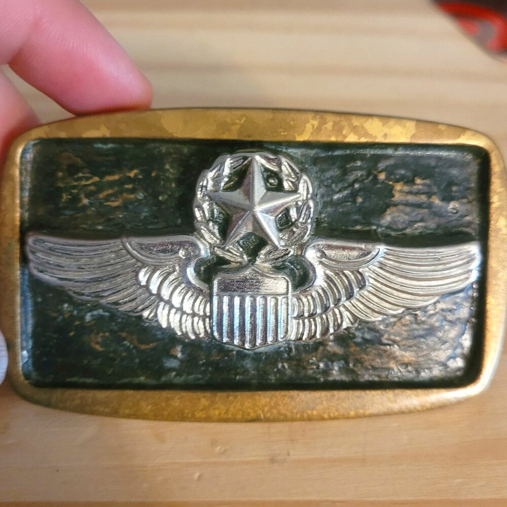 Vintage Air Force BrassbBelt Buckle